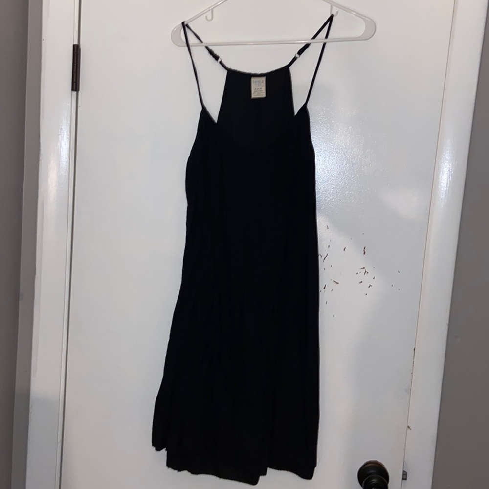 Time and tru, small black dress, spaghetti strap